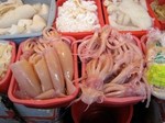 Meeresfrüchte Markt
